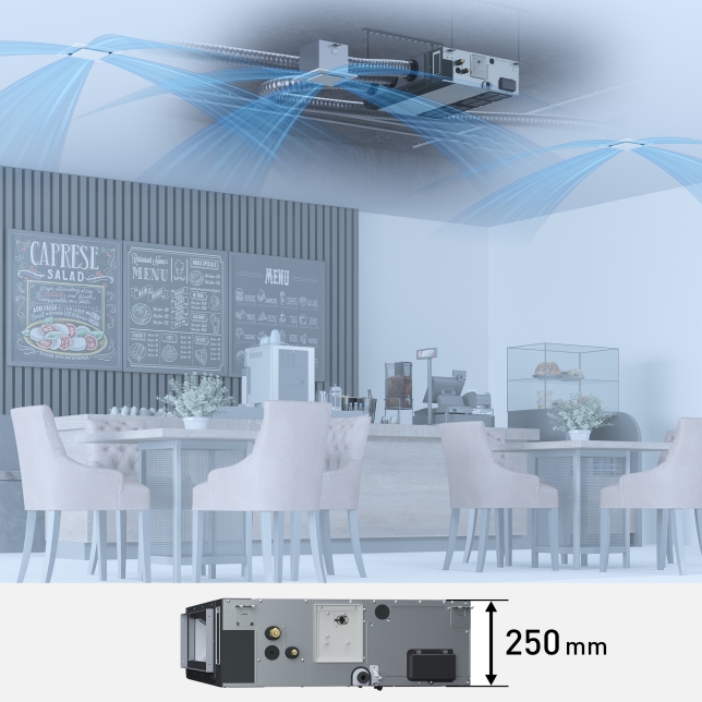 PANASONIC AC Split Duct Inverter S/U-3443PF3H5 5 PK with Nanoe-X