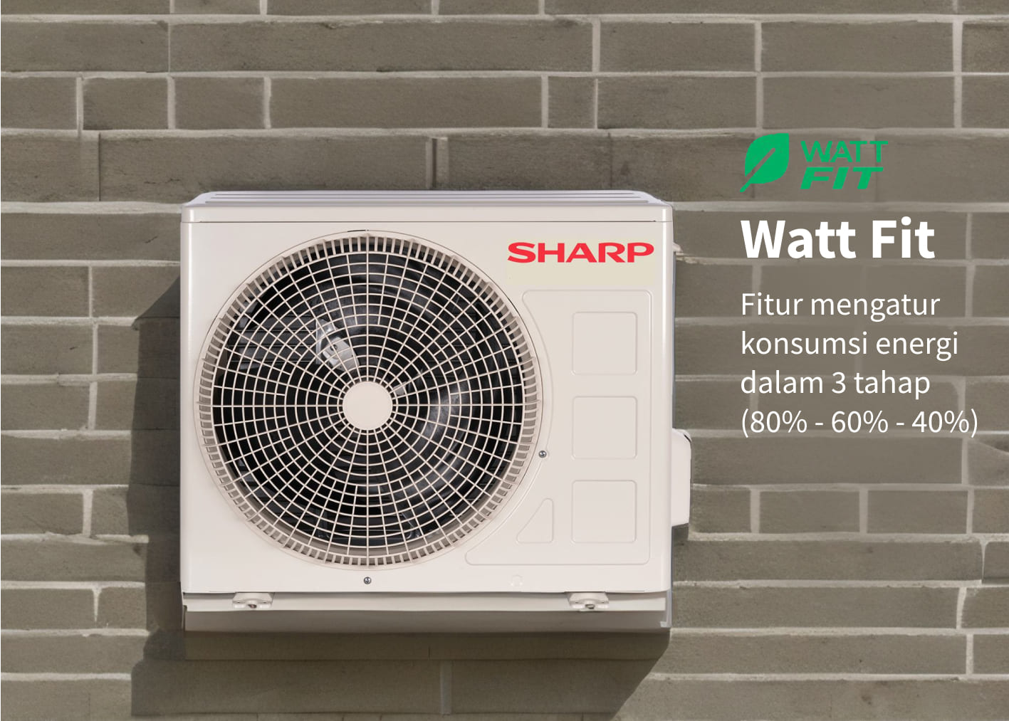 SHARP AC Split AH-A7BEY 3/4 PK Standard