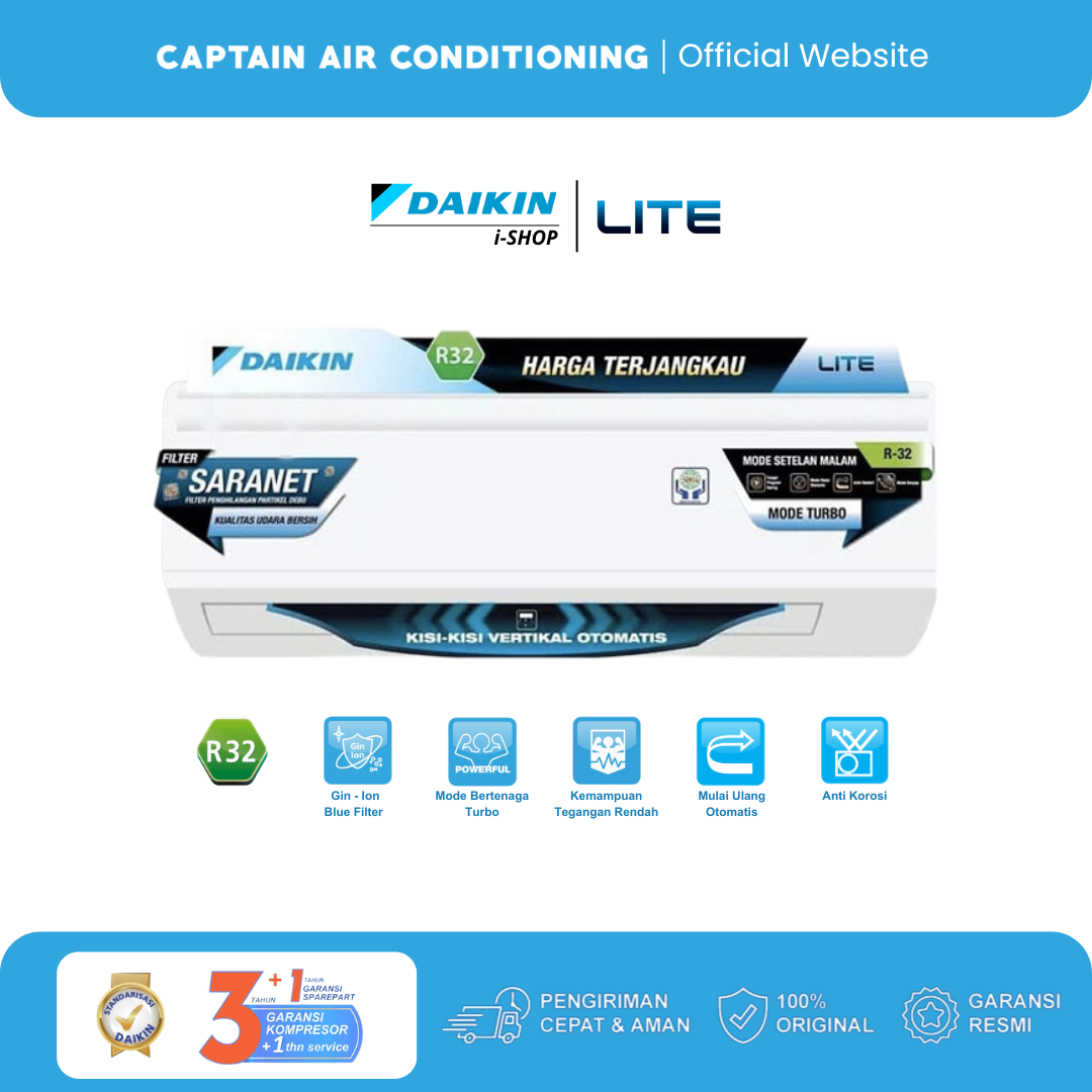 DAIKIN AC Split FTV-60 2.5 PK Standard Malaysia