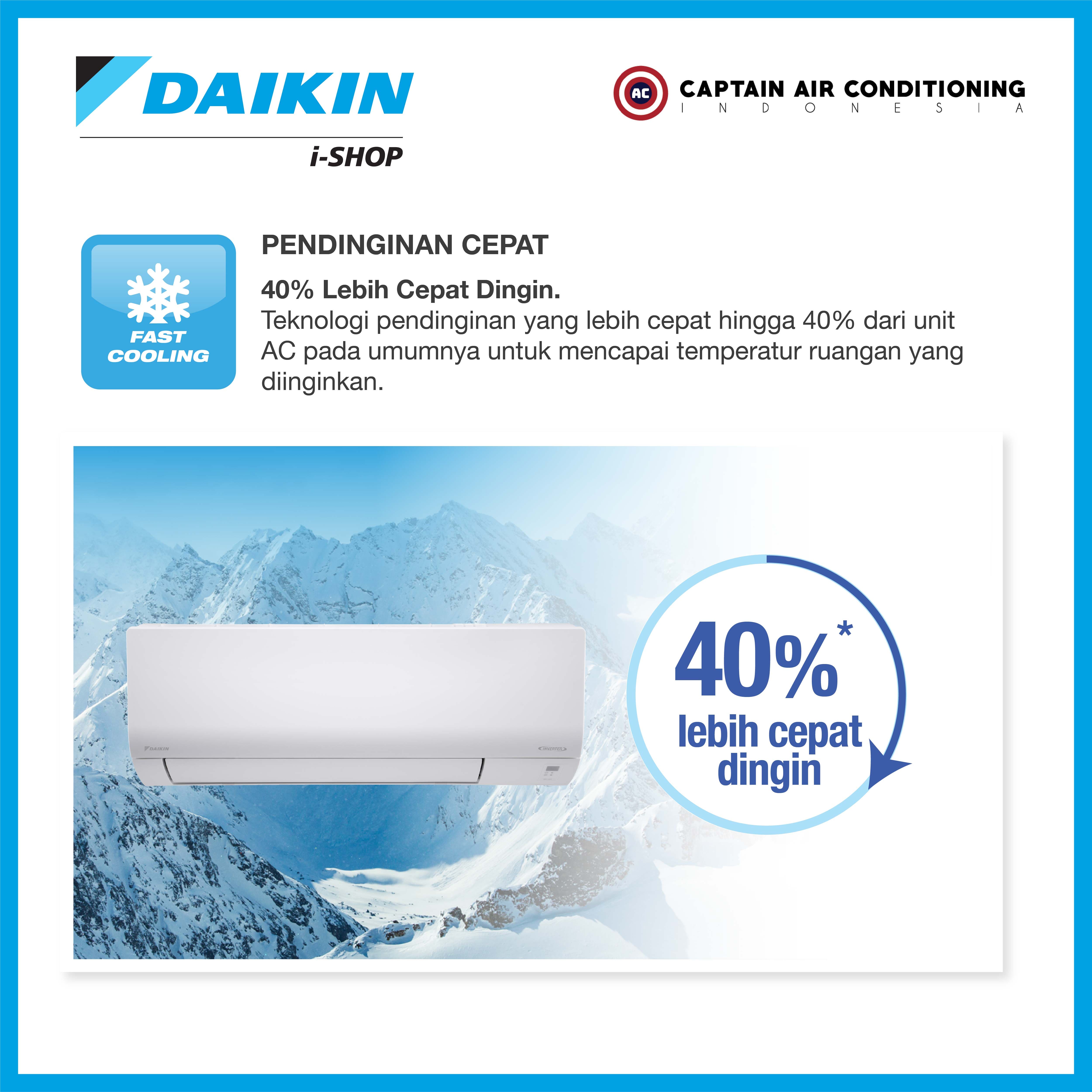 DAIKIN AC Split FTKF-60 2.5 PK EVO Inverter