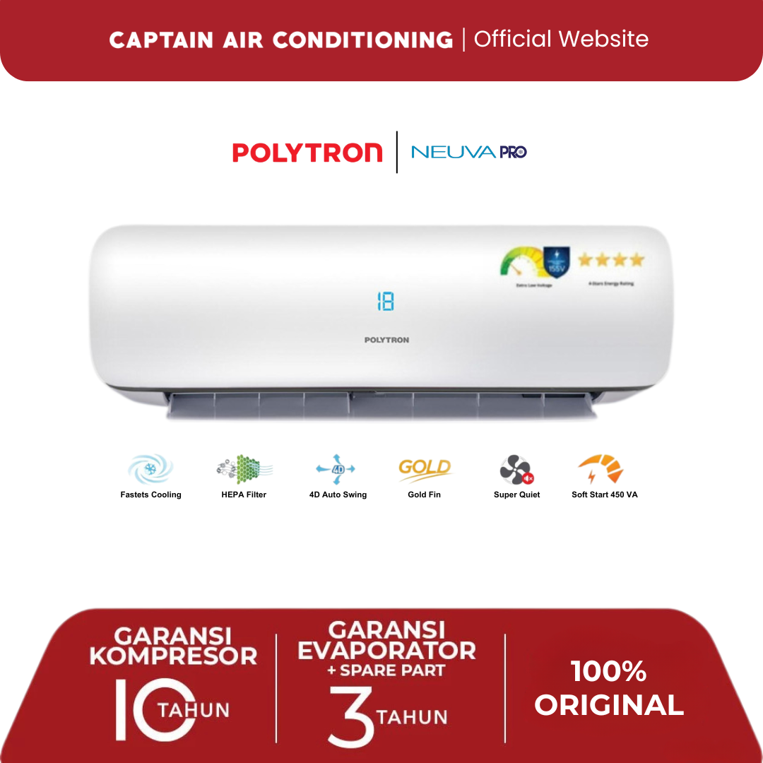 POLYTRON AC Split PAC-12VZ 1.5 PK Neuva Pro