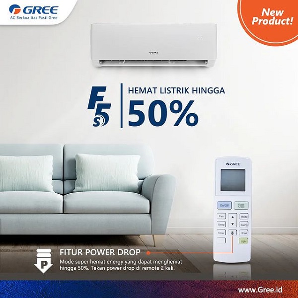 GREE AC Split GWC-12F5S 1.5 PK Standard Inverter