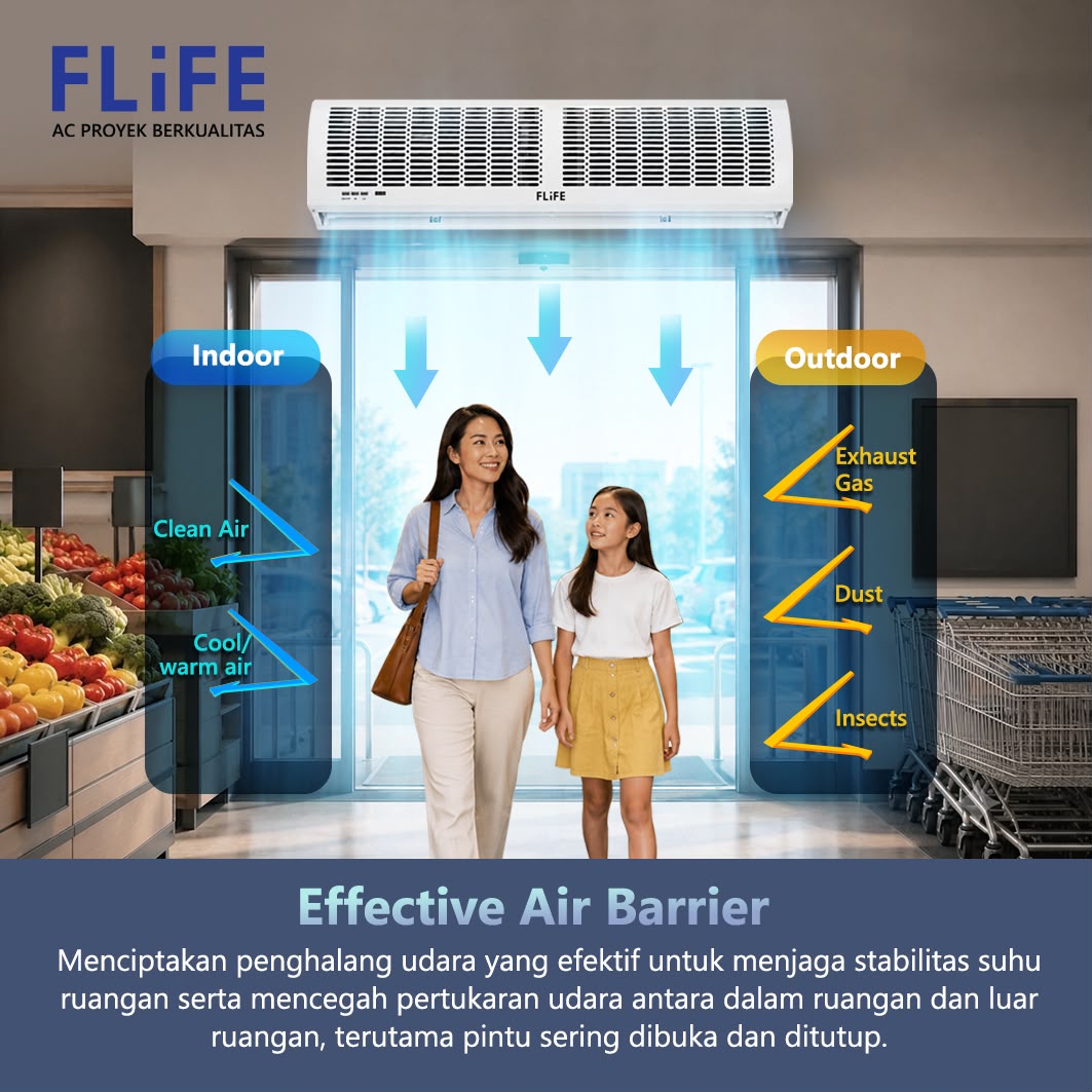 FLIFE Air Curtain FM-1209Z/Y (90 cm)
