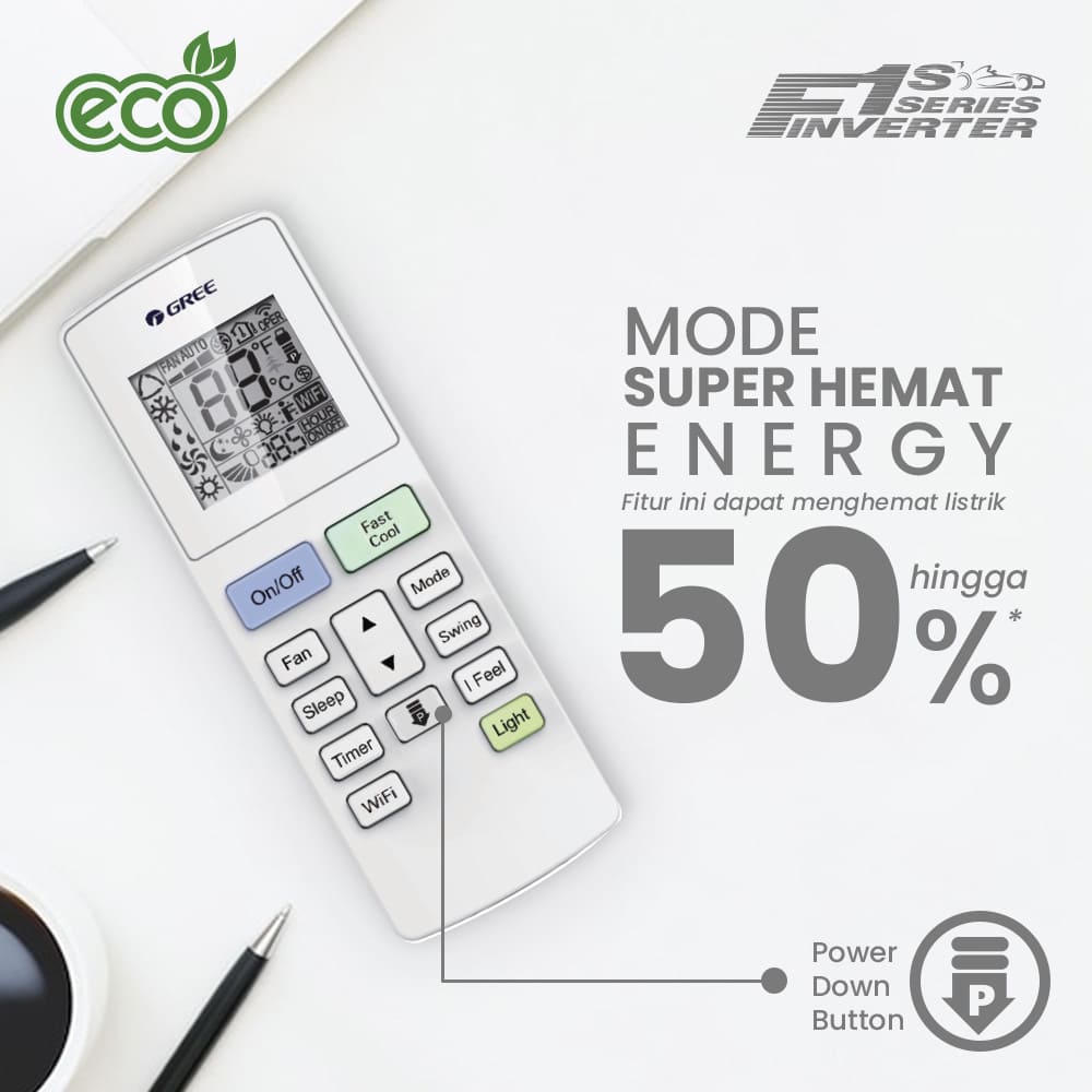 GREE AC Split GWC-09F1S 1 PK Deluxe Inverter