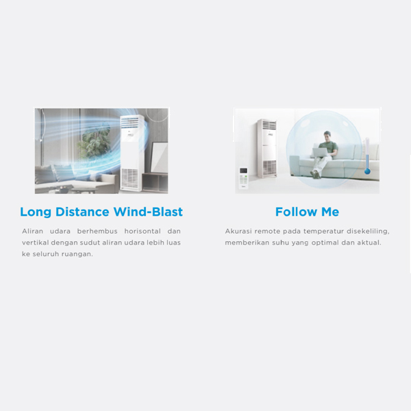 MIDEA AC Floor Standing MFGB-24CRN 2.5 PK