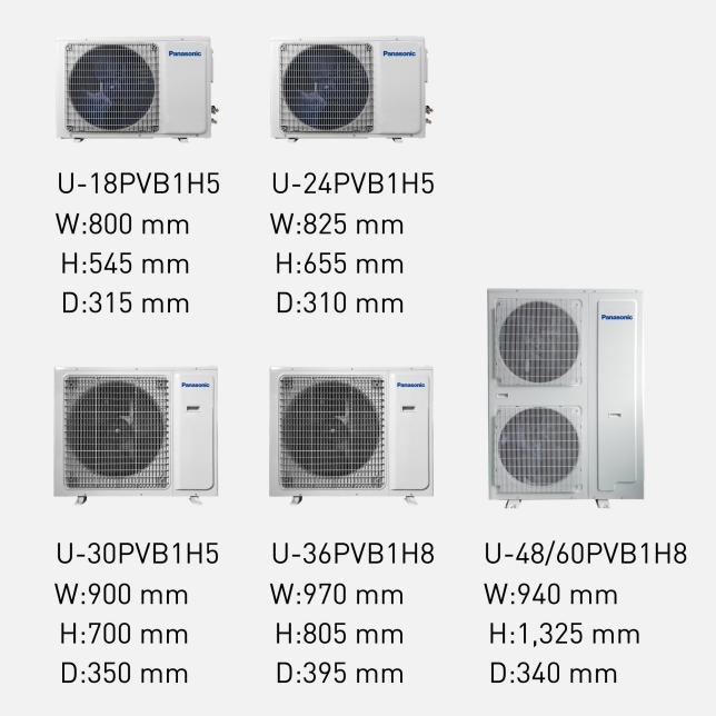 PANASONIC AC Cassette S/U-36PUB1H5 4 PK Fresh Series
