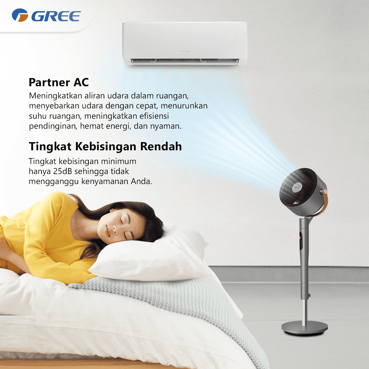 GREE Luxury Air Circulation Fan GCF-CIRCOOL14L