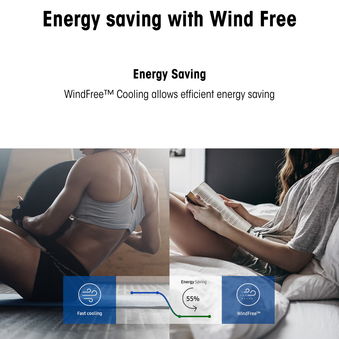 SAMSUNG AC Cassette WindFree (1-way Flow) Inverter AC026FE1D 1 PK (1 Phase)