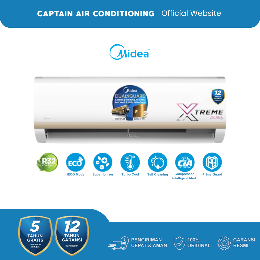 MIDEA AC Split MSIAF-05CRDN 1/2 PK Inverter