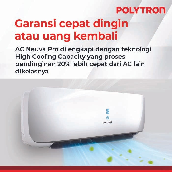 POLYTRON AC Split PAC-18VZ 2 PK Neuva Pro