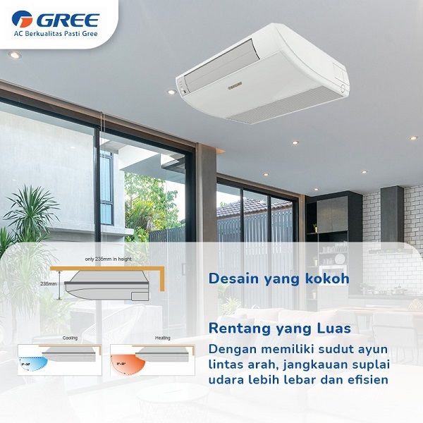 GREE AC Floor Ceiling GU-100ZD/A-K 4 PK