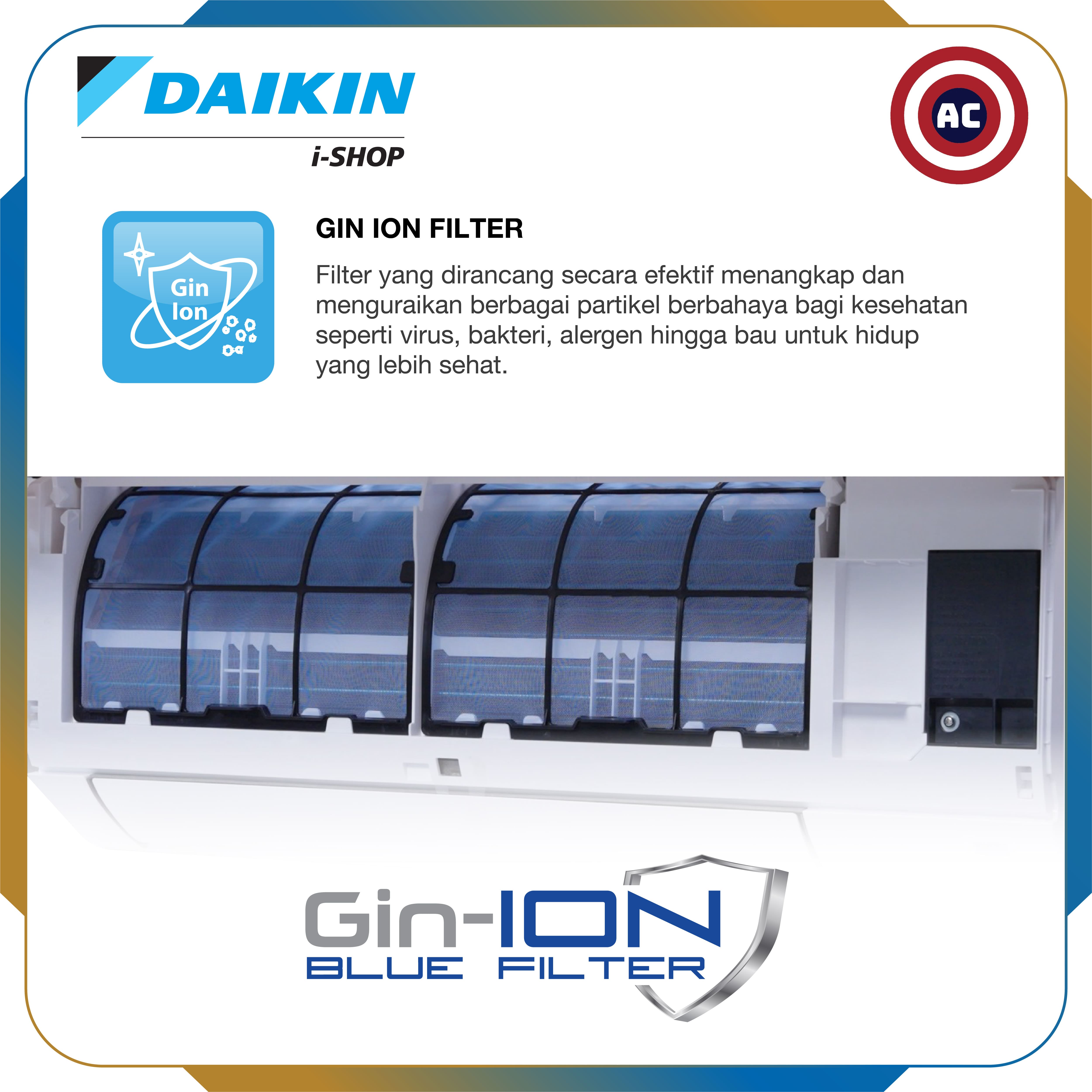 DAIKIN AC Split FTC-25Y 1 PK Standard Nusantara Prestige