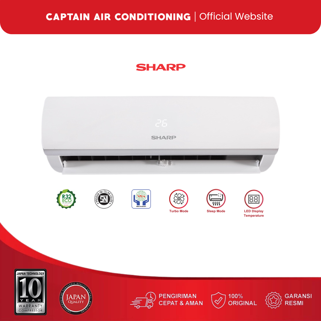 SHARP AC Split AH-A18ZCY 2 PK Standard