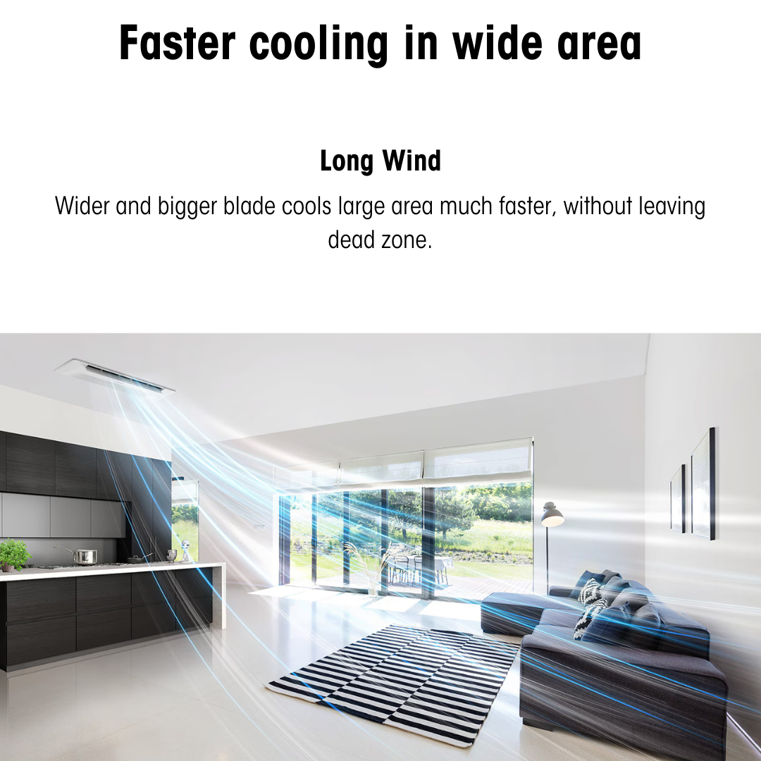 SAMSUNG AC Cassette WindFree (1-way Flow) Inverter AC026FE1D 1 PK (1 Phase)