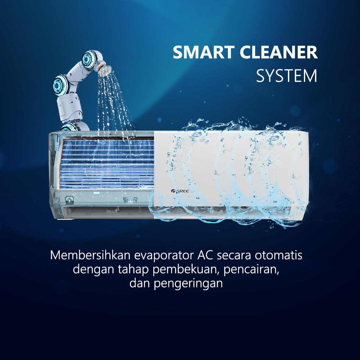 GREE AC Split GWC-24F5S 2.5 PK Standard Inverter