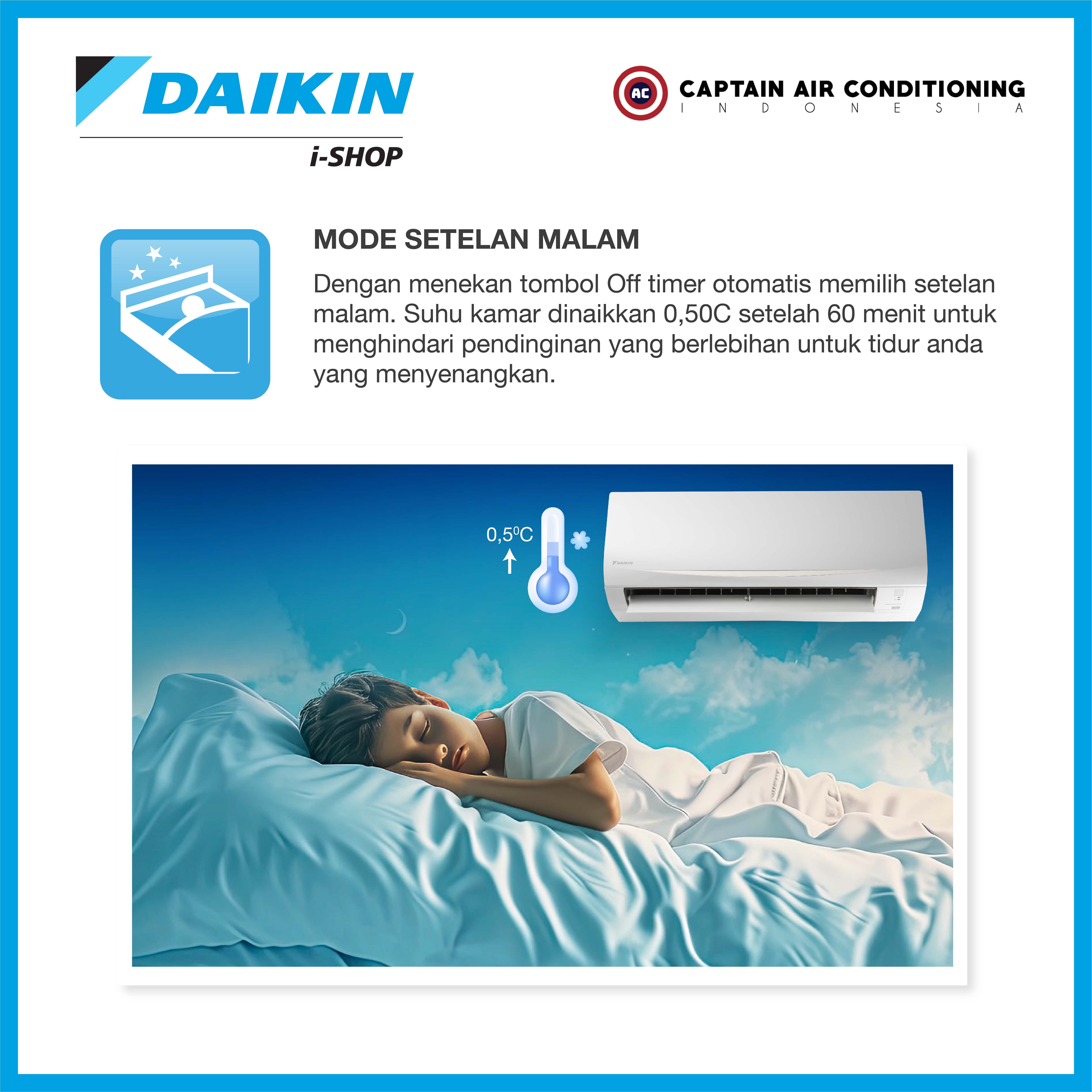 Daikin AC Split FTC-50 2 PK Standard Thailand