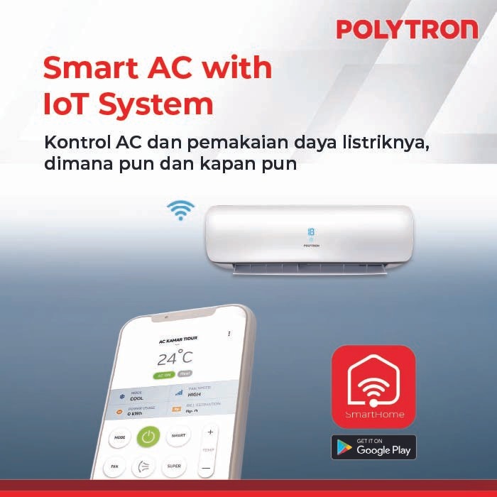 POLYTRON AC Split PAC-09VZSI 1 PK Smart Neuva Pro