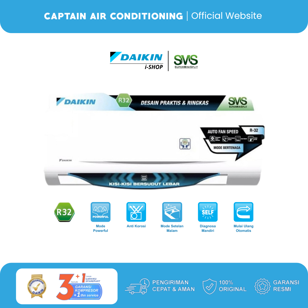 Daikin AC Split FTC-50 2 PK Standard Thailand