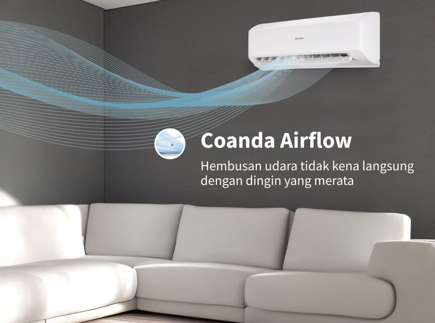 SHARP AC Split AH-A9BEY 1 PK Standard