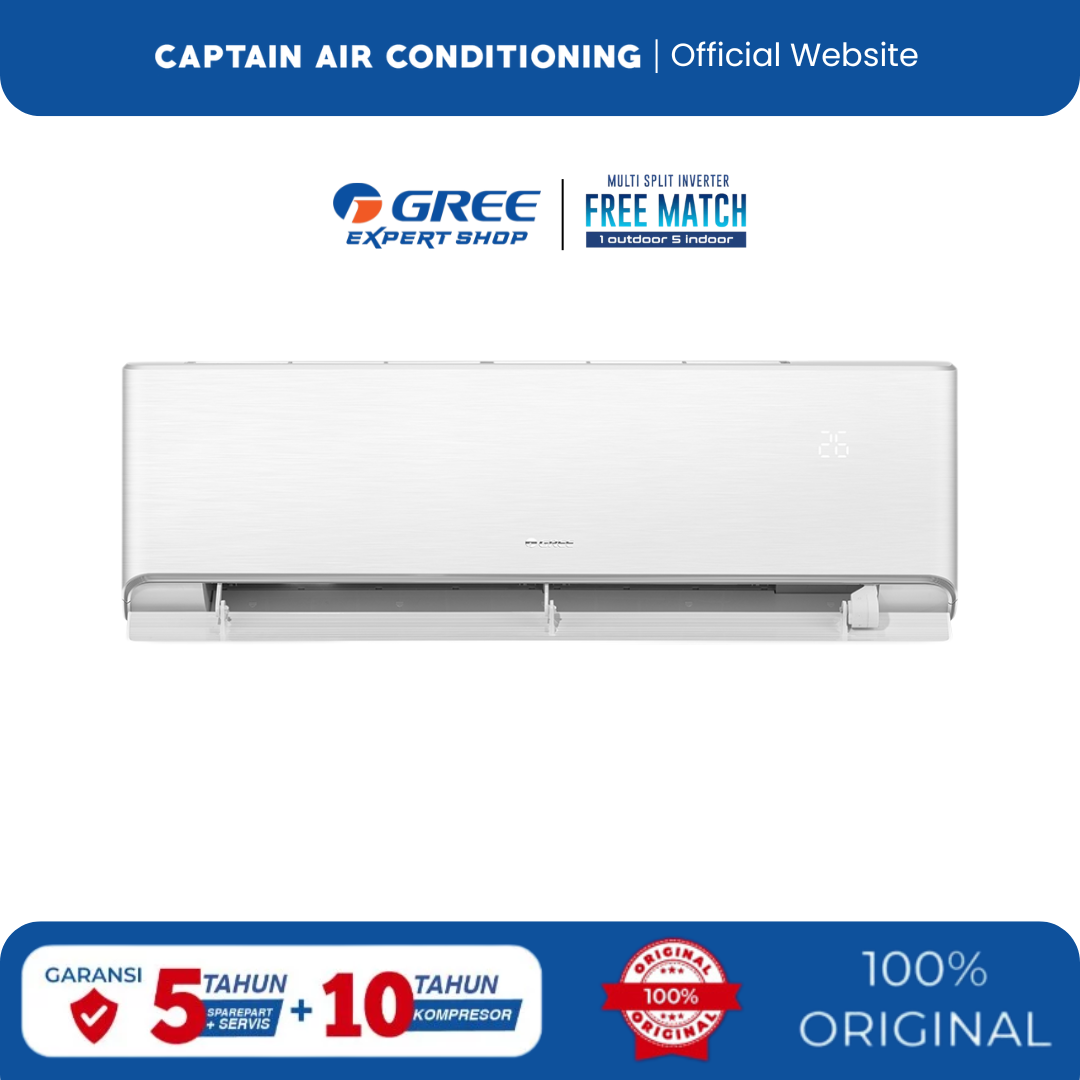 Gree AC Multi Split up to 5 Koneksi | Free Match - Indoor Unit (Indoor Split 2 PK)