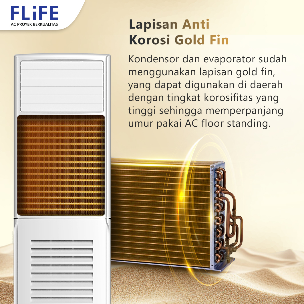 FLIFE AC Floor Standing FVC-48FS(S) (3 Phase) 5 PK