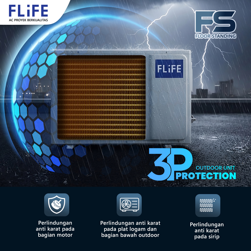 FLIFE AC Floor Standing FVC-24FS (1 Phase) 3 PK
