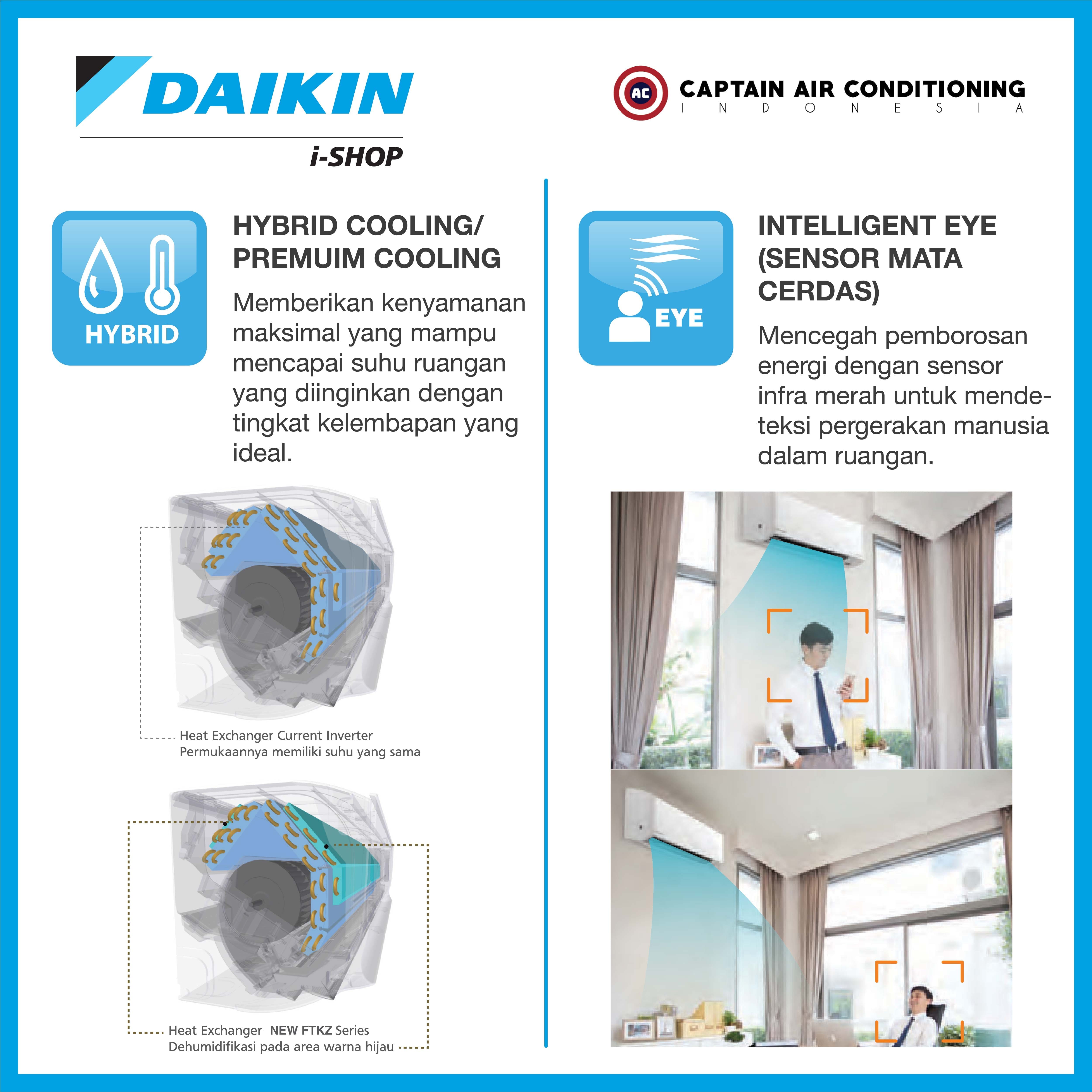 DAIKIN AC Split FTKZ-60 2.5 PK ZETA Inverter