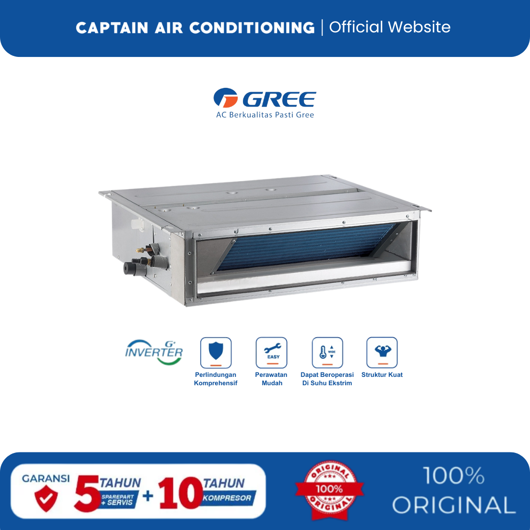 GREE AC Split Duct Inverter GULD-125PHS1/A-S 5 PK