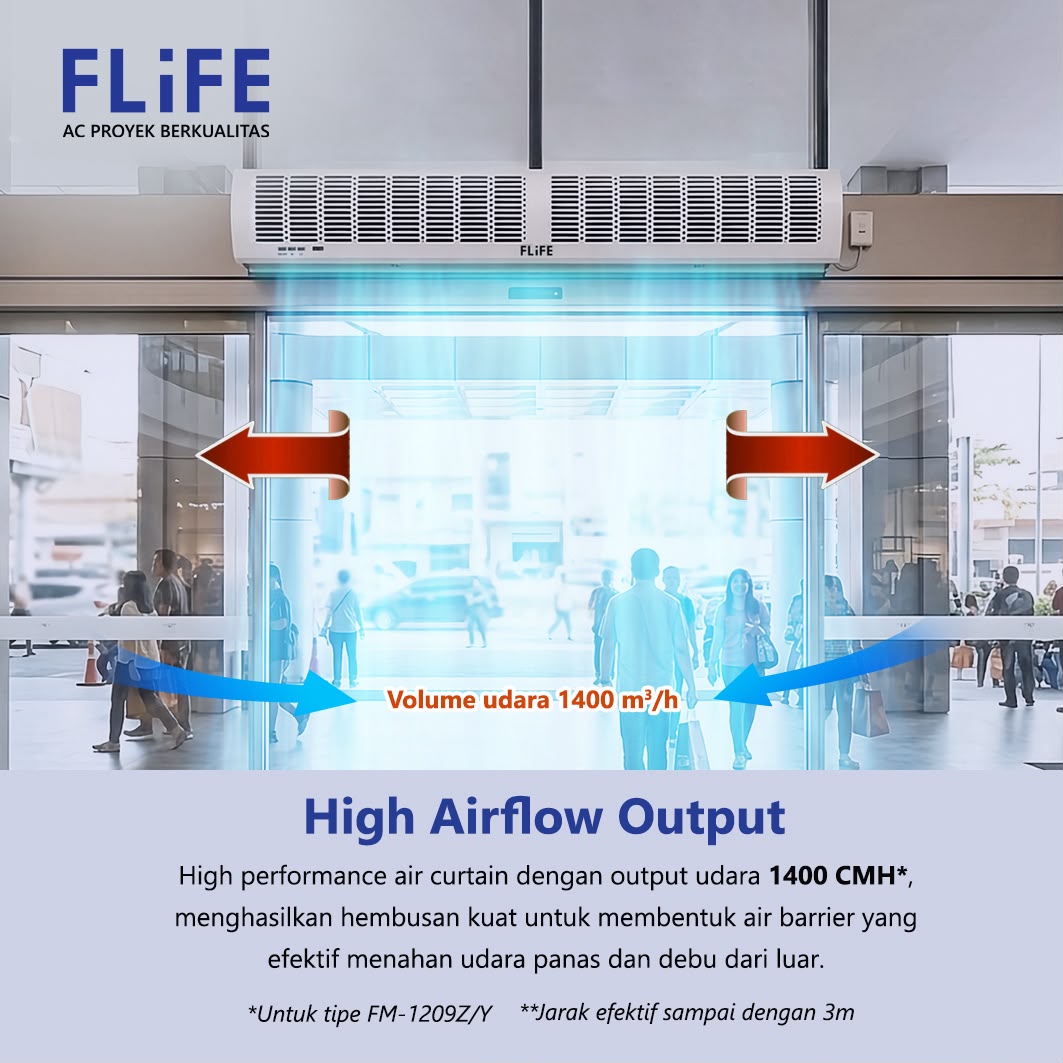 FLIFE Air Curtain FM-1212Z/Y (120 cm)