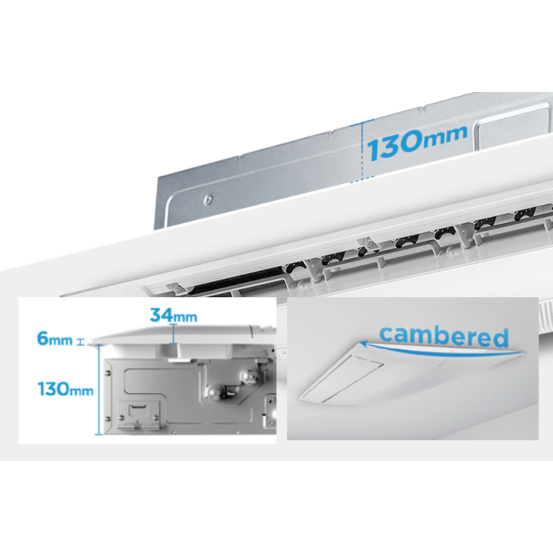 MIDEA AC Cassette (1-way Flow) Inverter MCUCE-22CRFN 2.5 PK