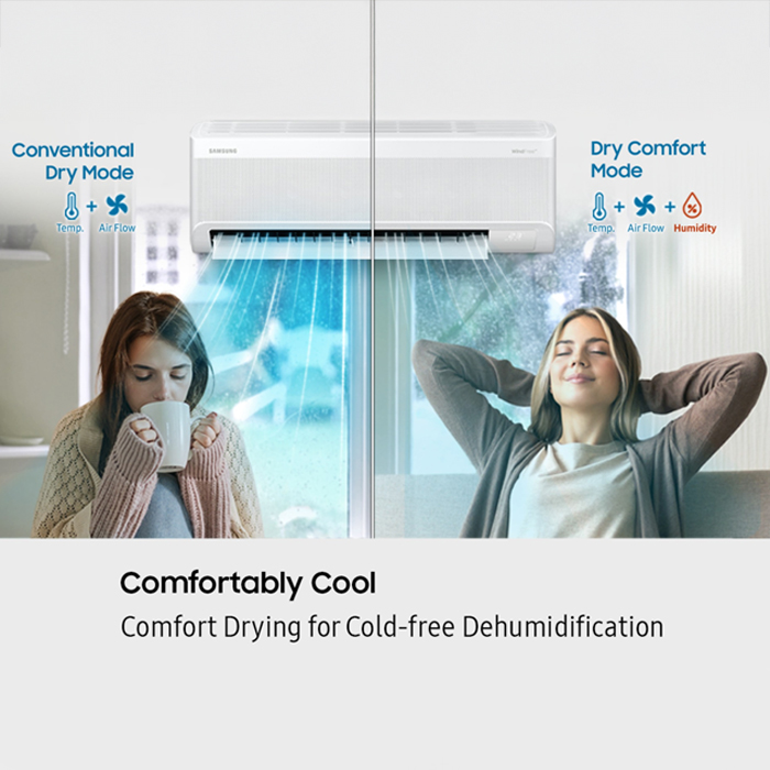 SAMSUNG AC Split AR60H18D1LWNSE 2 PK Neo WindFree Lite Inverter