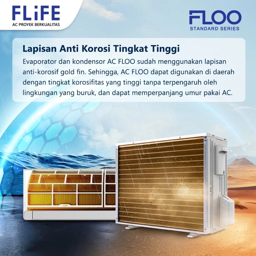 FLIFE AC Split FAC-18FLOO 2 PK Deluxe Standard