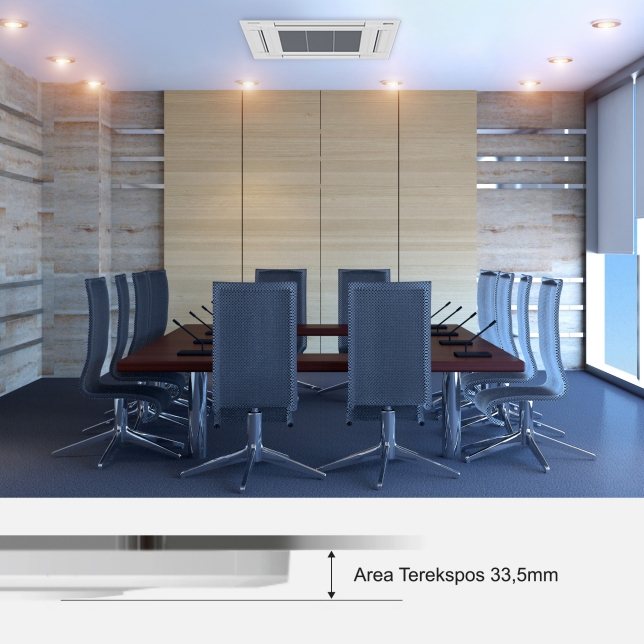 PANASONIC AC Cassette Inverter S/U-3434PU3H5 4 PK with Nanoe-X