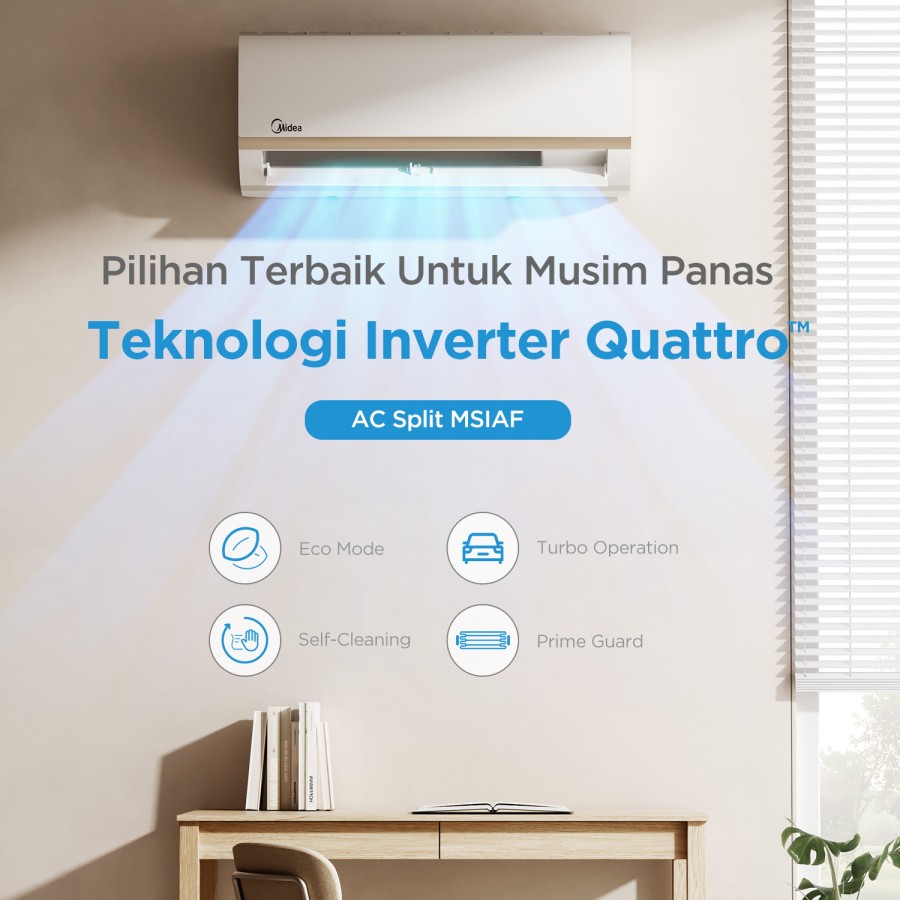 MIDEA AC Split MSIAF-05CRDN 1/2 PK Inverter