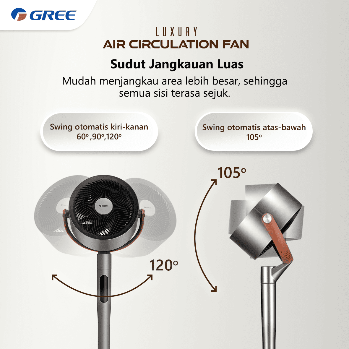 GREE Luxury Air Circulation Fan GCF-CIRCOOL14L