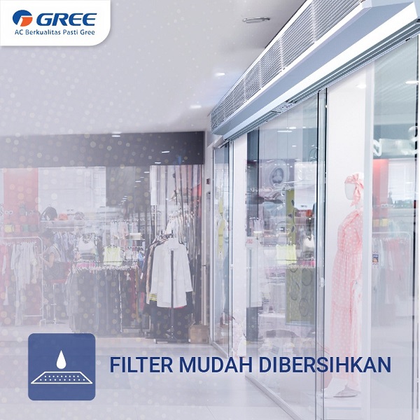 GREE Air Curtain FM-1.25-12-K (120 cm) with Wireless Remote