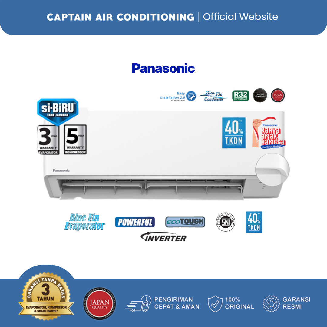 PANASONIC AC Split PU-07AKJ 3/4 PK Standard Inverter