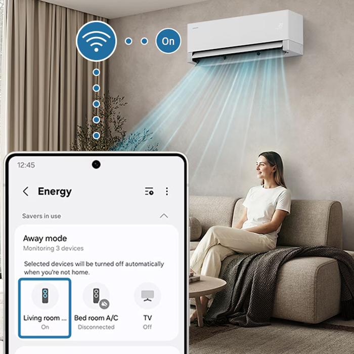 SAMSUNG AC Split AR80H10DADWNSE 1 PK Neo WindFree Ultra Inverter