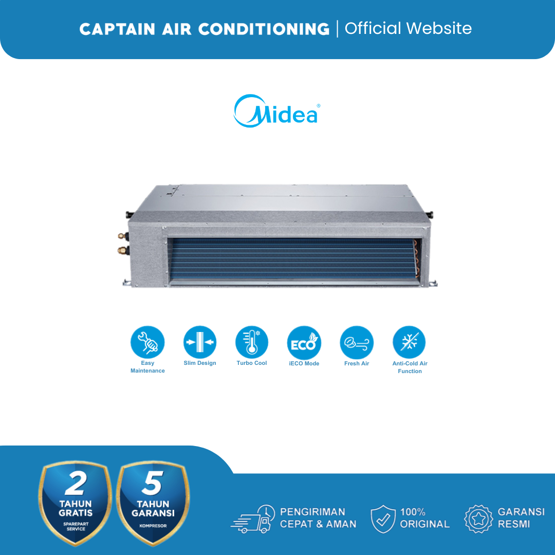 MIDEA AC Split Duct MTI-24HWN 2.5 PK / 3 PK