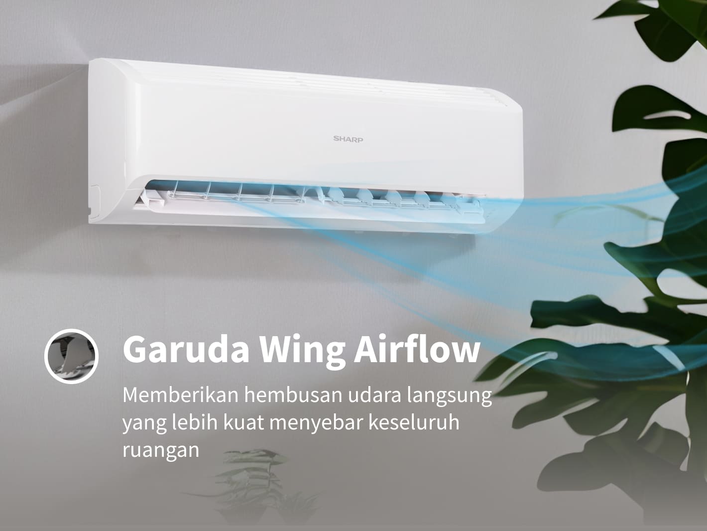 SHARP AC Split AH-A5BEY 1/2 PK Standard