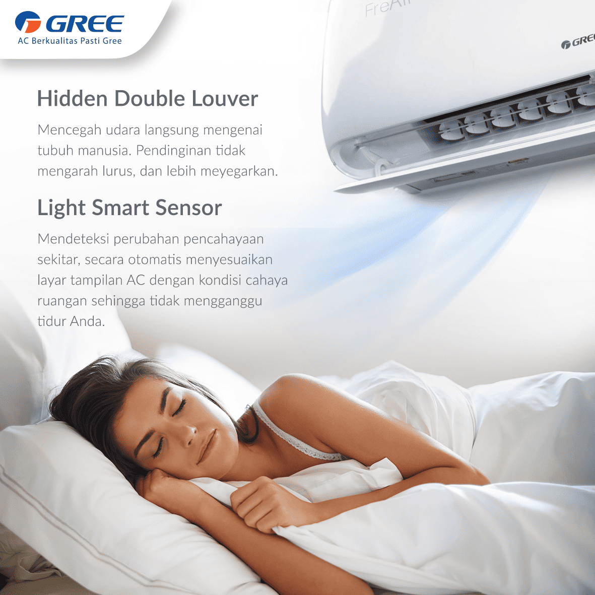 GREE AC Split GWC-09FREAIR 1 PK Inverter with Air Purifier system