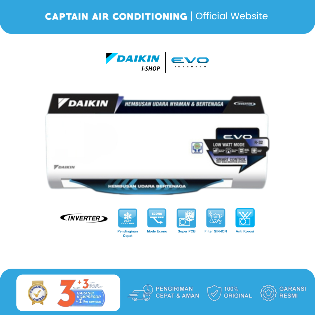 DAIKIN AC Split FTKF-50 2 PK EVO Inverter