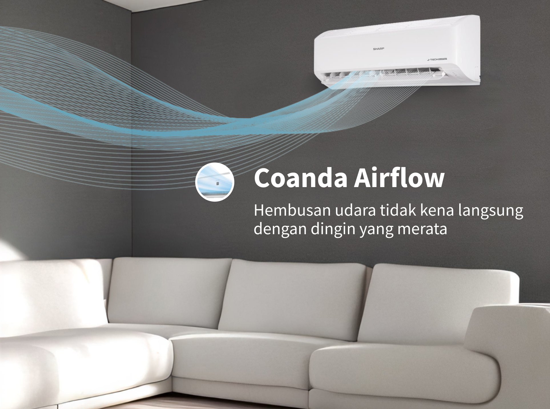 SHARP AC Split AH-X10BEY 1 PK Inverter