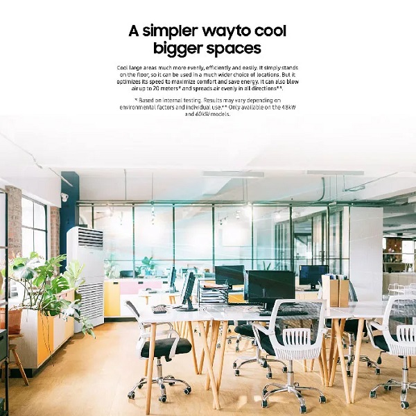 SAMSUNG AC Floor Standing Inverter AC048BNPD 5 PK (3 Phase)