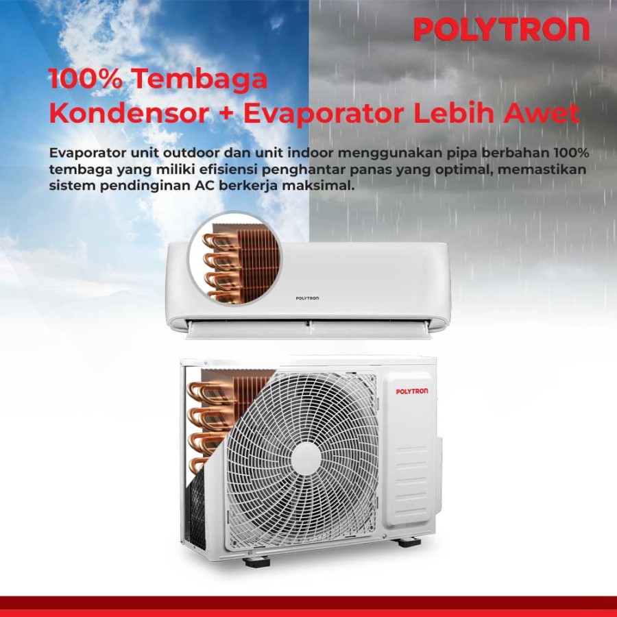 POLYTRON AC Multi Split PAC090918MS (1 PK + 1 PK) Inverter