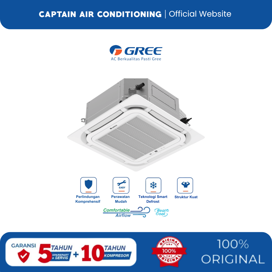 GREE AC Cassette GKC-42TM/I 5 PK (3 Phase)