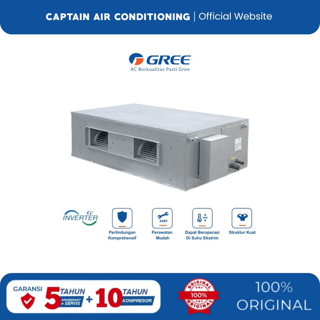 GREE AC Big Duct Inverter FGR-40PD/DNA-X 15 PK (3 Phase)