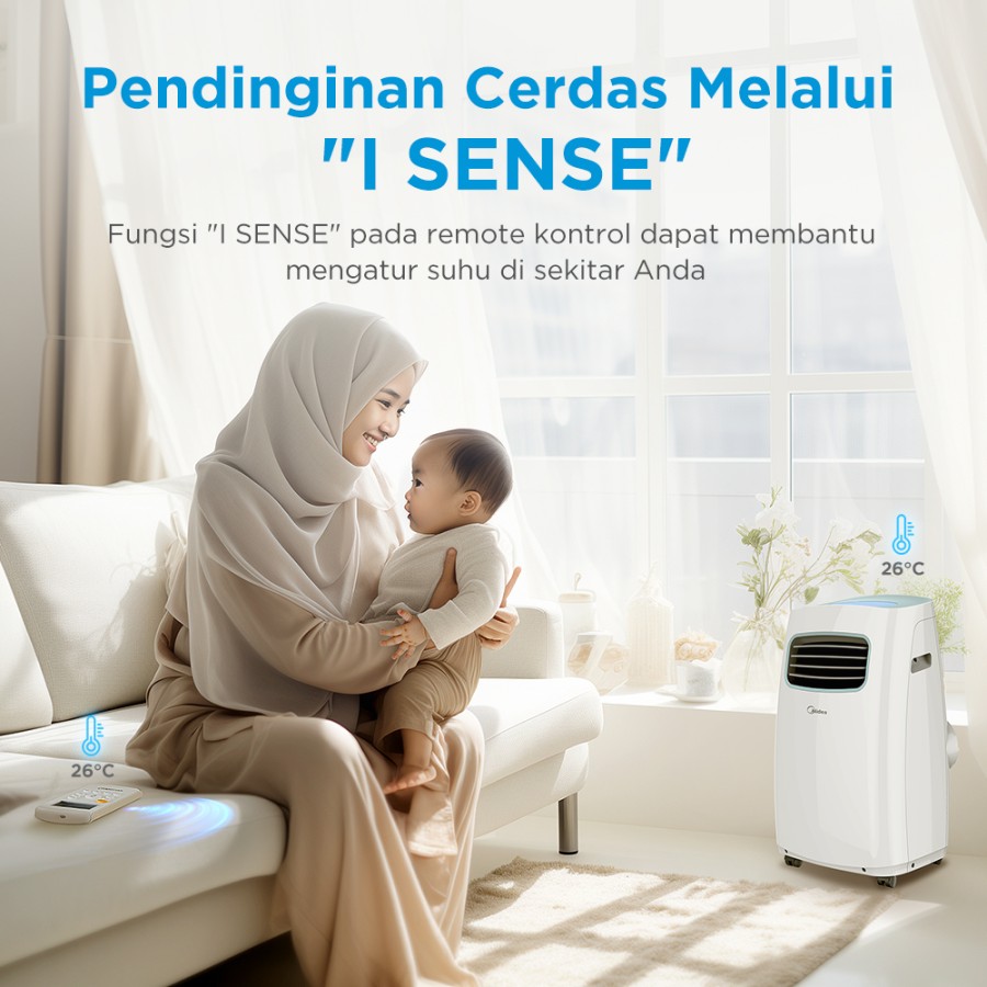 MIDEA AC Portable MPF-12CRN 1.5 PK