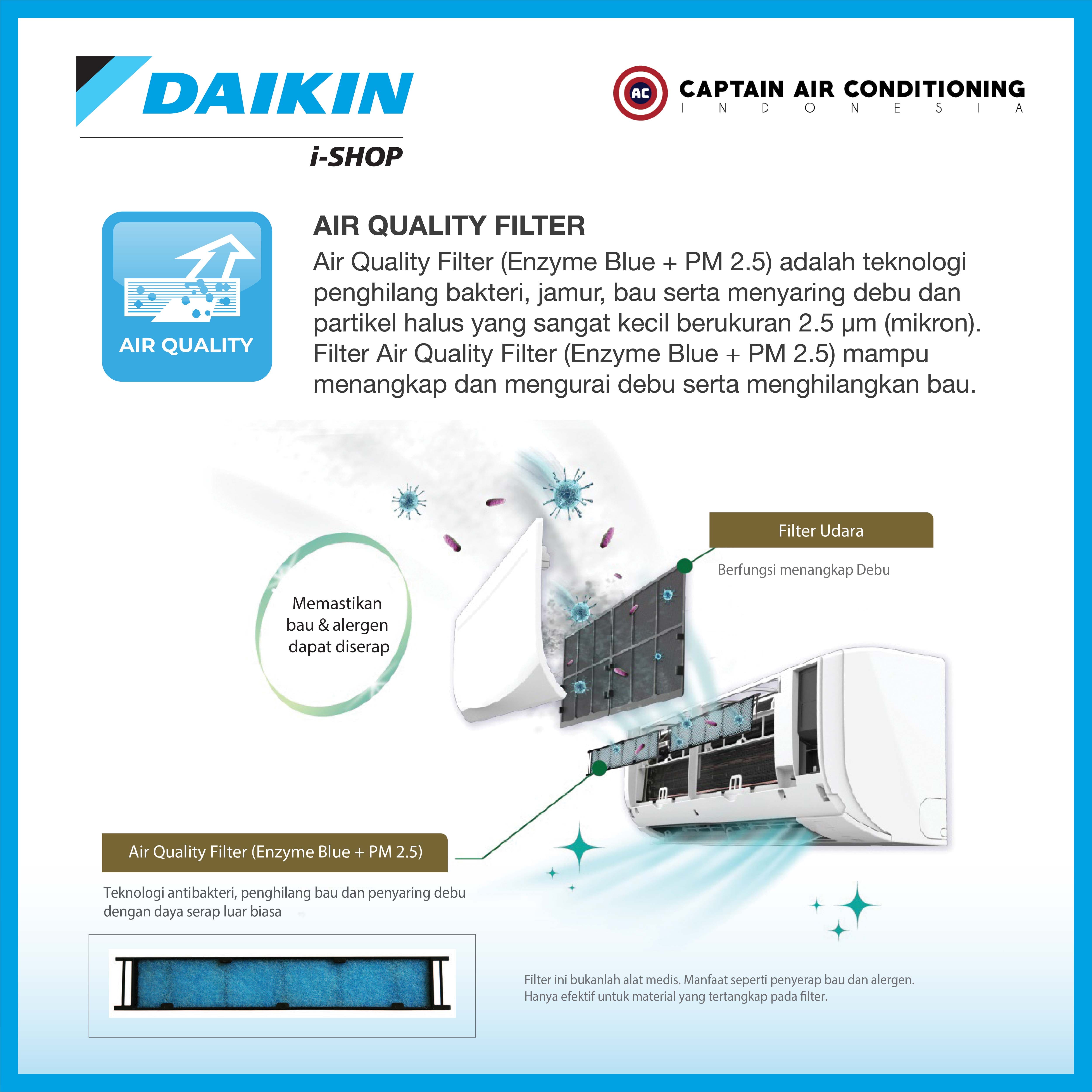 DAIKIN AC Split FTKC-60 2.5 PK STAR Inverter